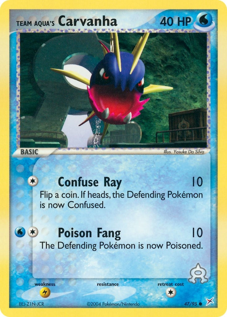 Image for Team Aqua's Carvanha (Team Magma vs Team Aqua) (47/95) - Pokemon