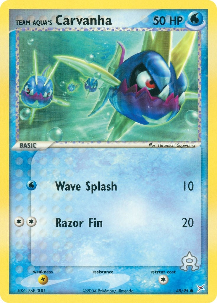 Image for Team Aqua's Carvanha (Team Magma vs Team Aqua) (48/95) - Pokemon