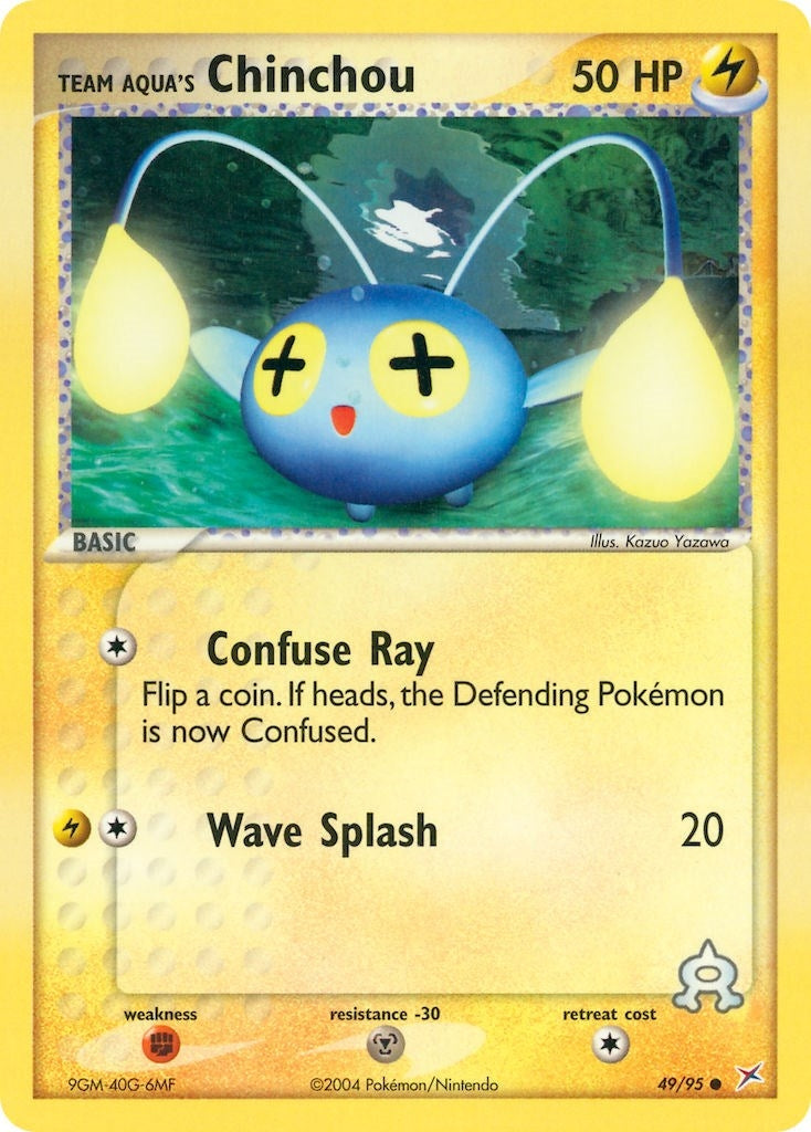 Image for Team Aqua's Chinchou (Team Magma vs Team Aqua) (49/95) - Pokemon