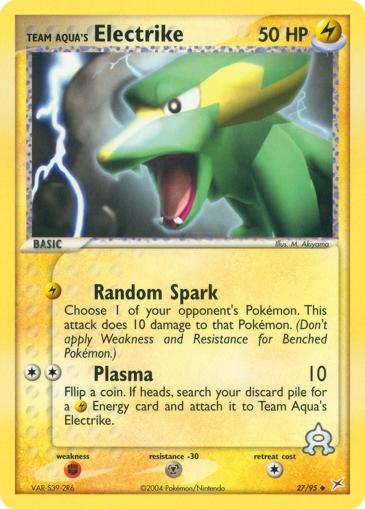 Image for Team Aqua's Electrike (Team Magma vs Team Aqua) (27/95) - Pokemon