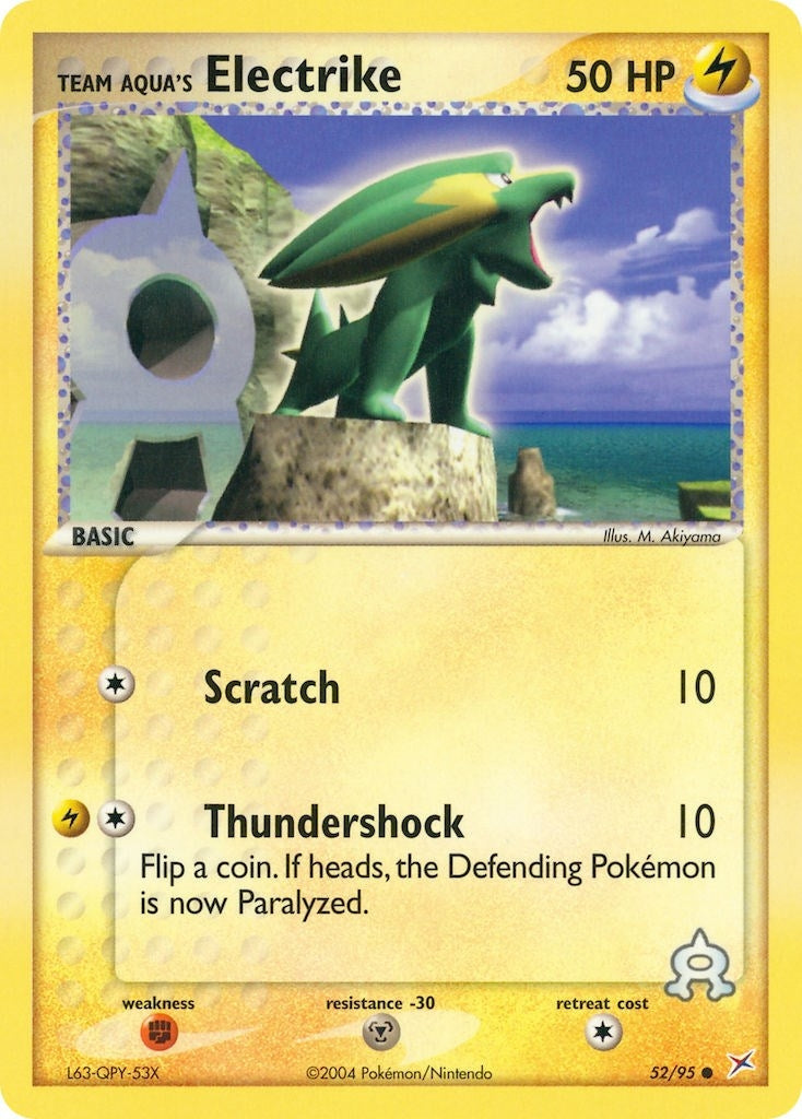 Image for Team Aqua's Electrike (Team Magma vs Team Aqua) (52/95) - Pokemon