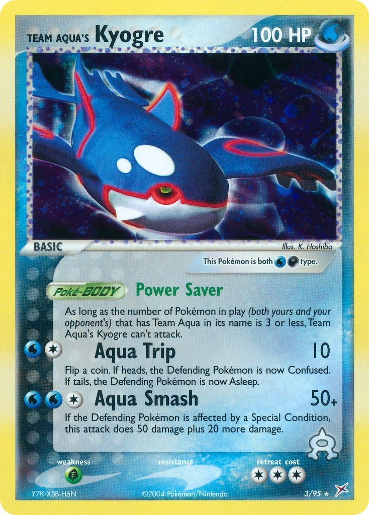 Image for Team Aqua's Kyogre (Team Magma vs Team Aqua) (3/95) - Pokemon
