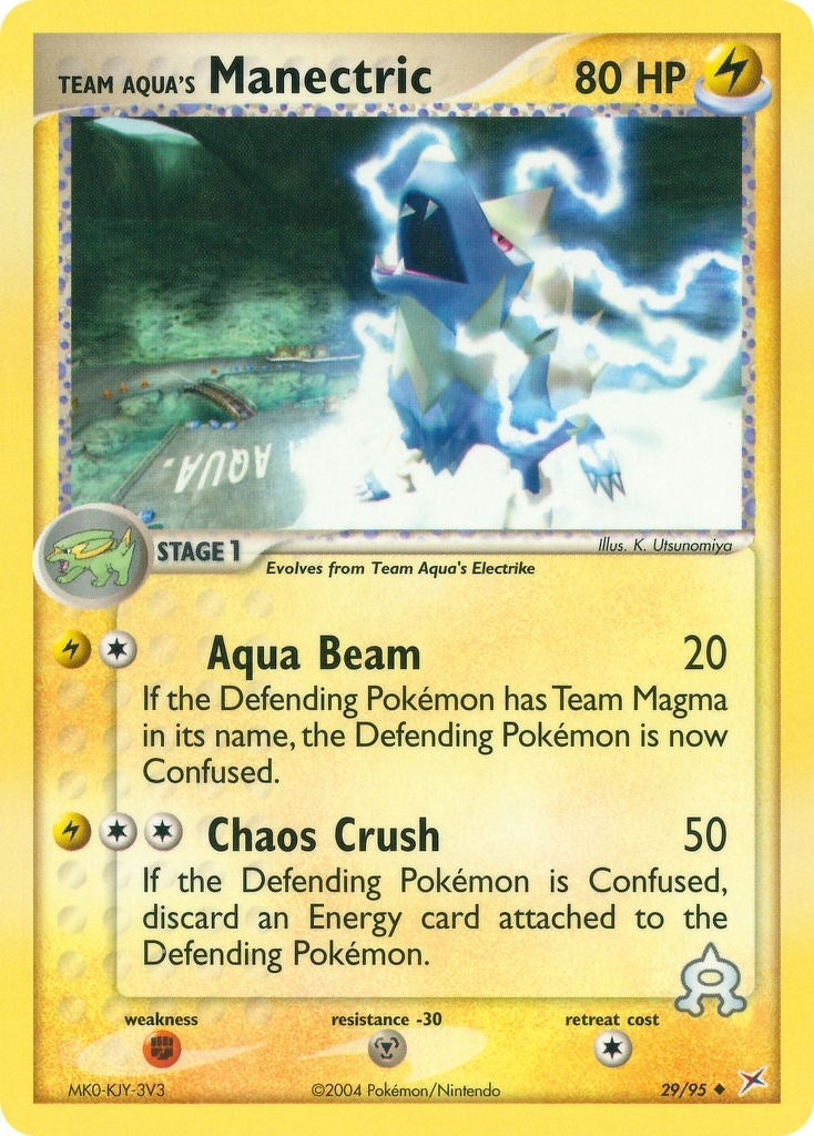 Image for Team Aqua's Manectric (Team Magma vs Team Aqua) (29/95) - Pokemon