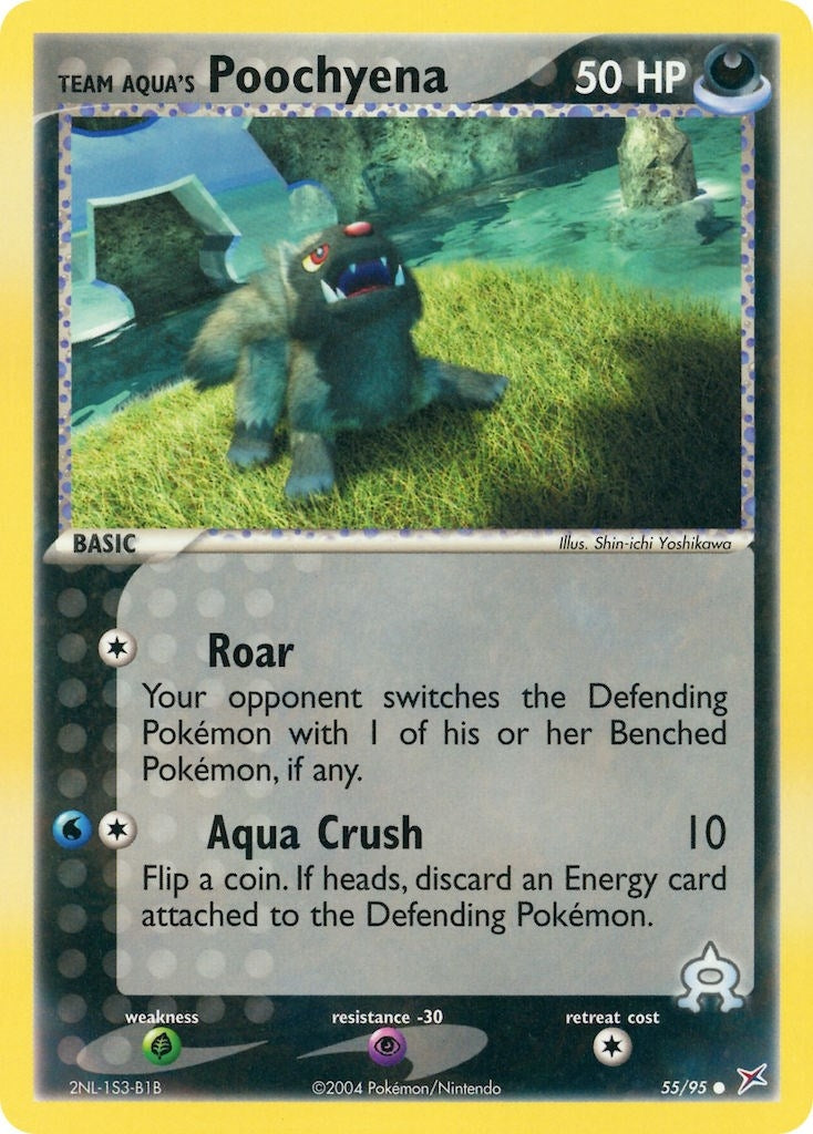 Image for Team Aqua's Poochyena (Team Magma vs Team Aqua) (55/95) - Pokemon