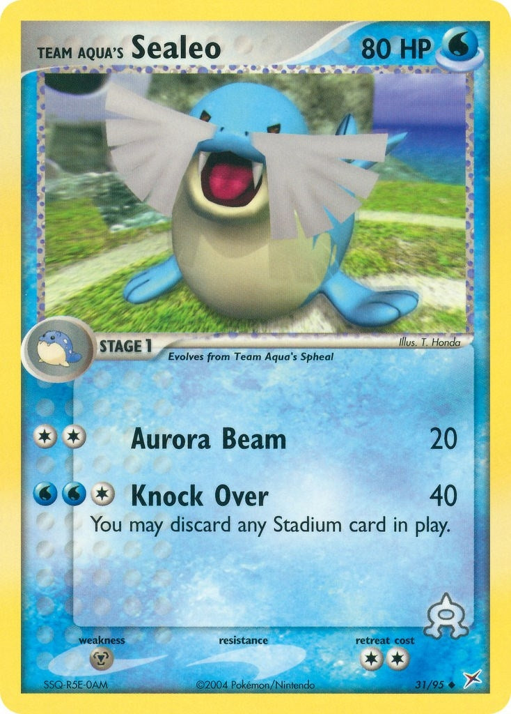 Image for Team Aqua's Sealeo (Team Magma vs Team Aqua) (31/95) - Pokemon