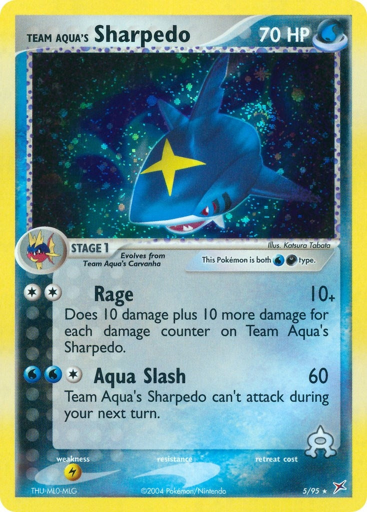 Image for Team Aqua's Sharpedo (Team Magma vs Team Aqua) (5/95) - Pokemon