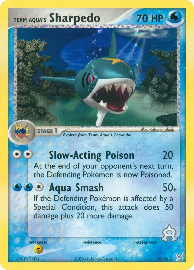 Image for Team Aqua's Sharpedo (Team Magma vs Team Aqua) (18/95) - Pokemon