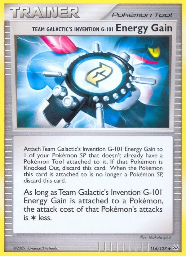Image for Team Galactic's Invention G-101 Energy Gain (Platinum) (116/127) - Pokemon