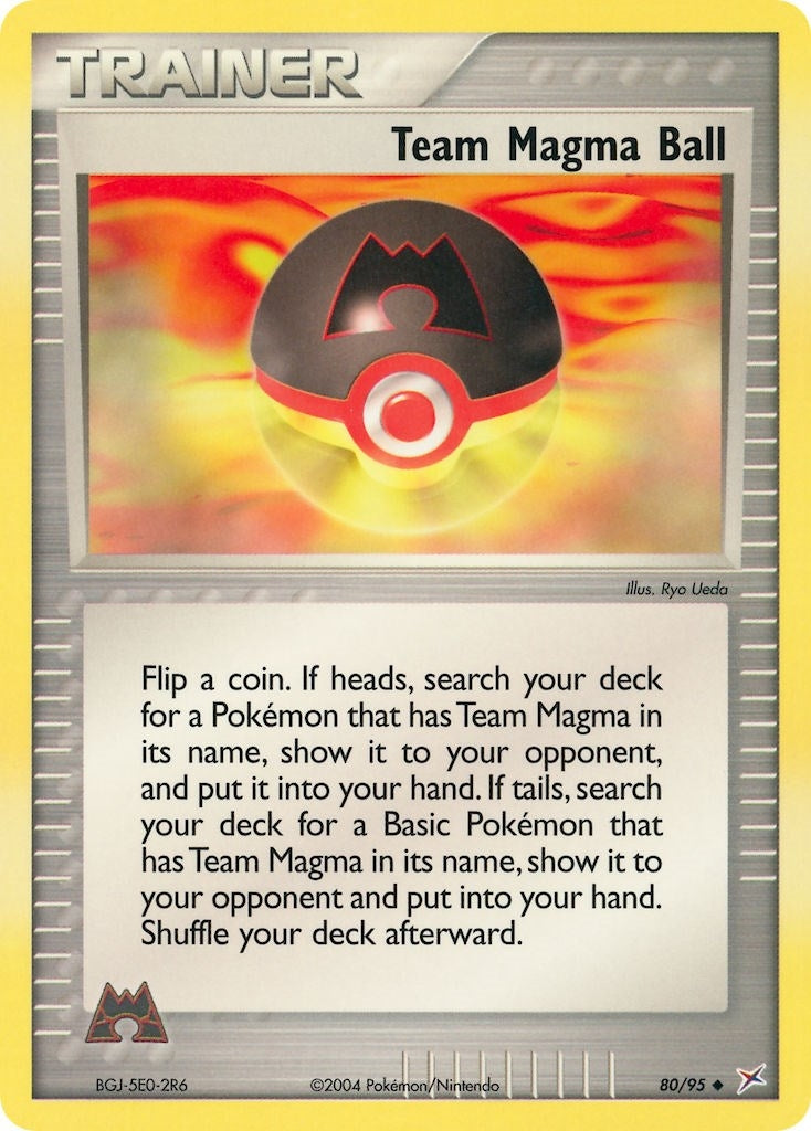 Image for Team Magma Ball (Team Magma vs Team Aqua) (80/95) - Pokemon