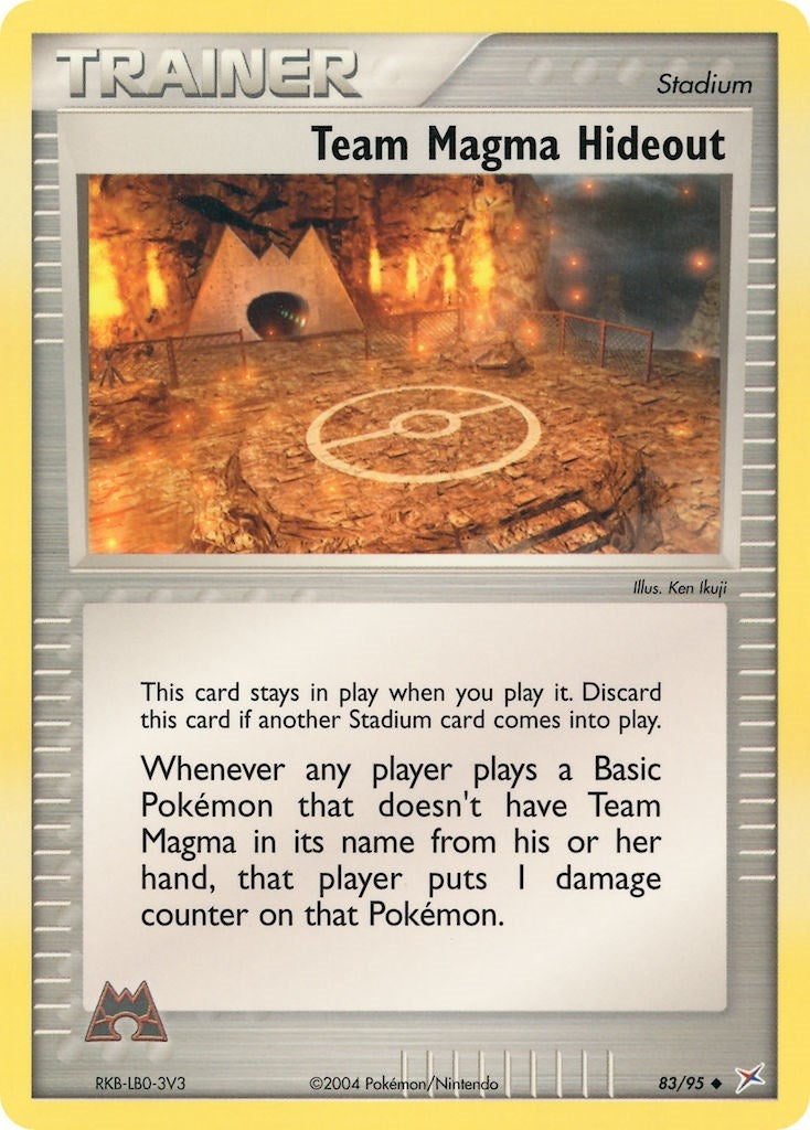 Image for Team Magma Hideout (Team Magma vs Team Aqua) (83/95) - Pokemon