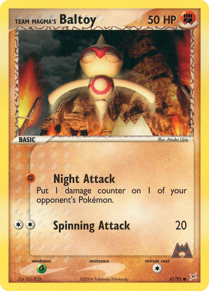 Image for Team Magma's Baltoy (Team Magma vs Team Aqua) (61/95) - Pokemon