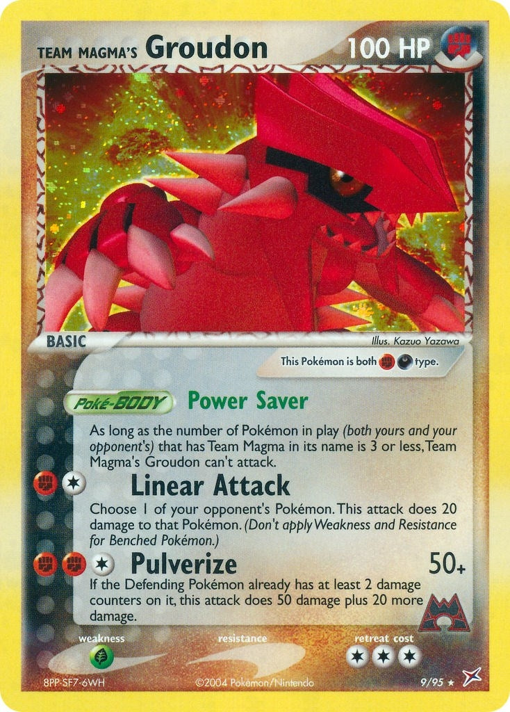 Image for Team Magma's Groudon (Team Magma vs Team Aqua) (9/95) - Pokemon
