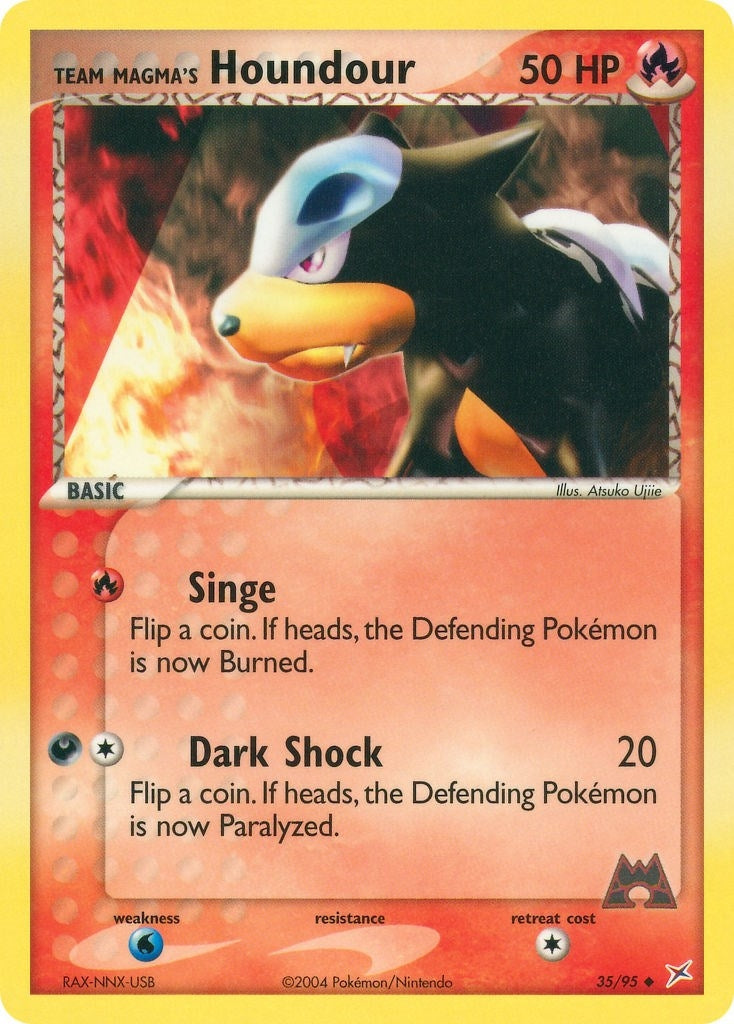 Image for Team Magma's Houndour (Team Magma vs Team Aqua) (35/95) - Pokemon