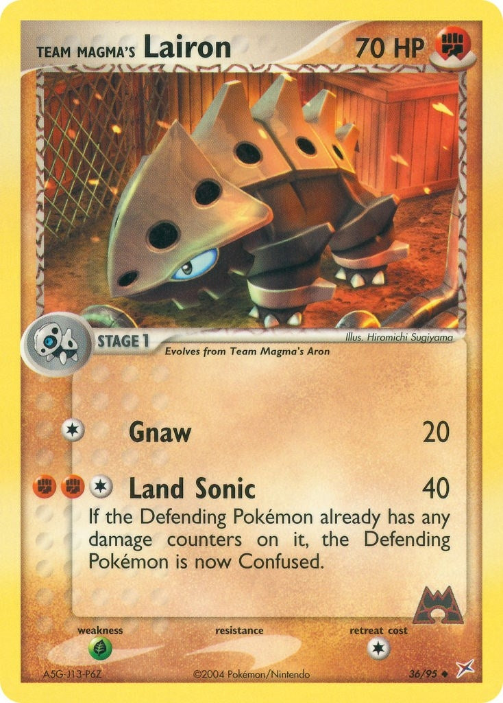 Image for Team Magma's Lairon (Team Magma vs Team Aqua) (36/95) - Pokemon