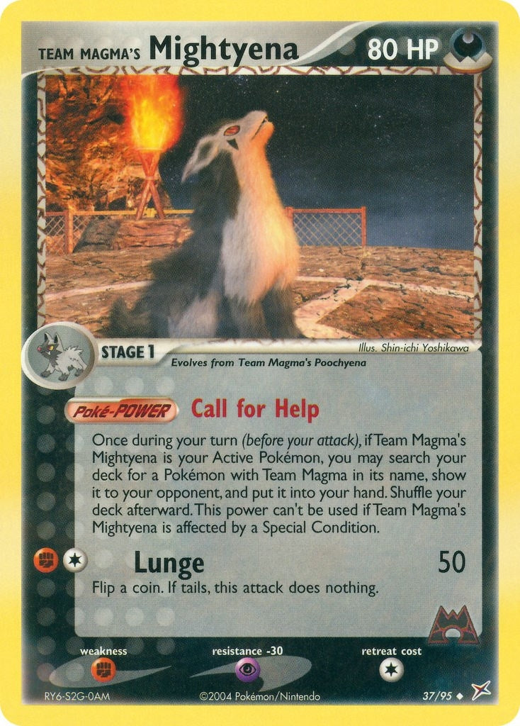 Image for Team Magma's Mightyena (Team Magma vs Team Aqua) (37/95) - Pokemon