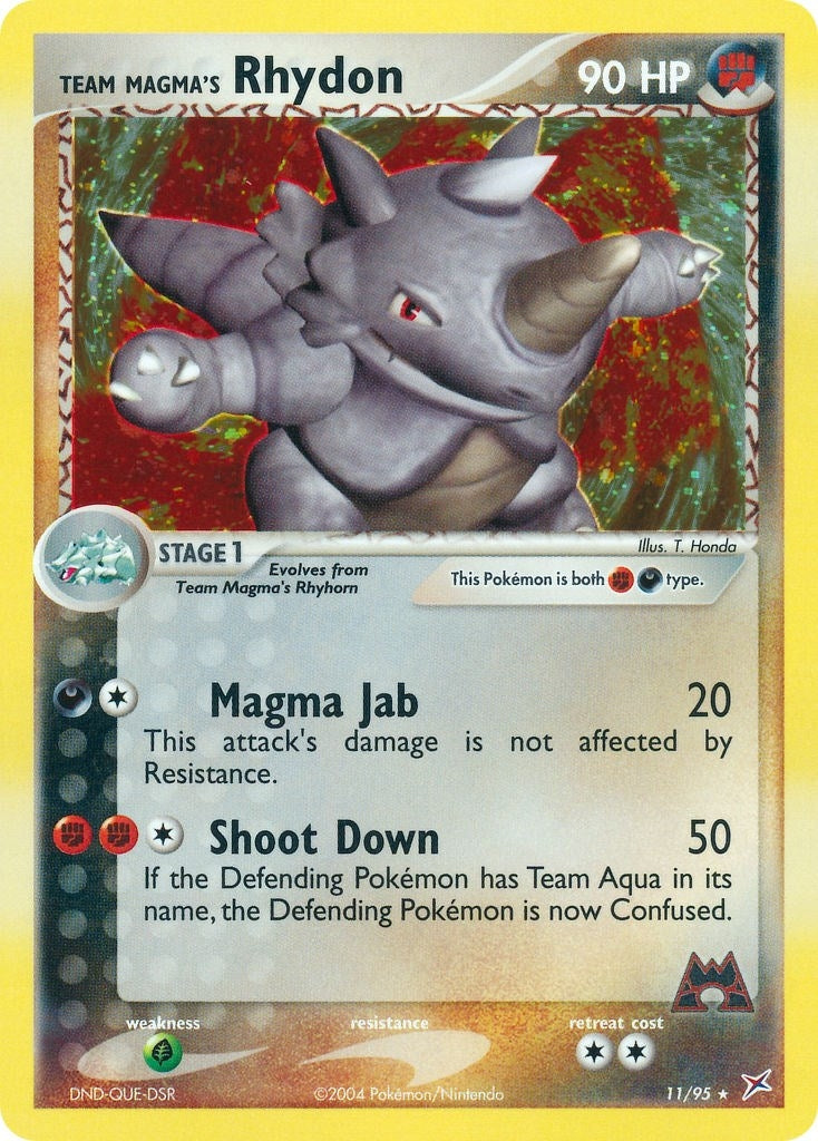 Image for Team Magma's Rhydon (Team Magma vs Team Aqua) (11/95) - Pokemon