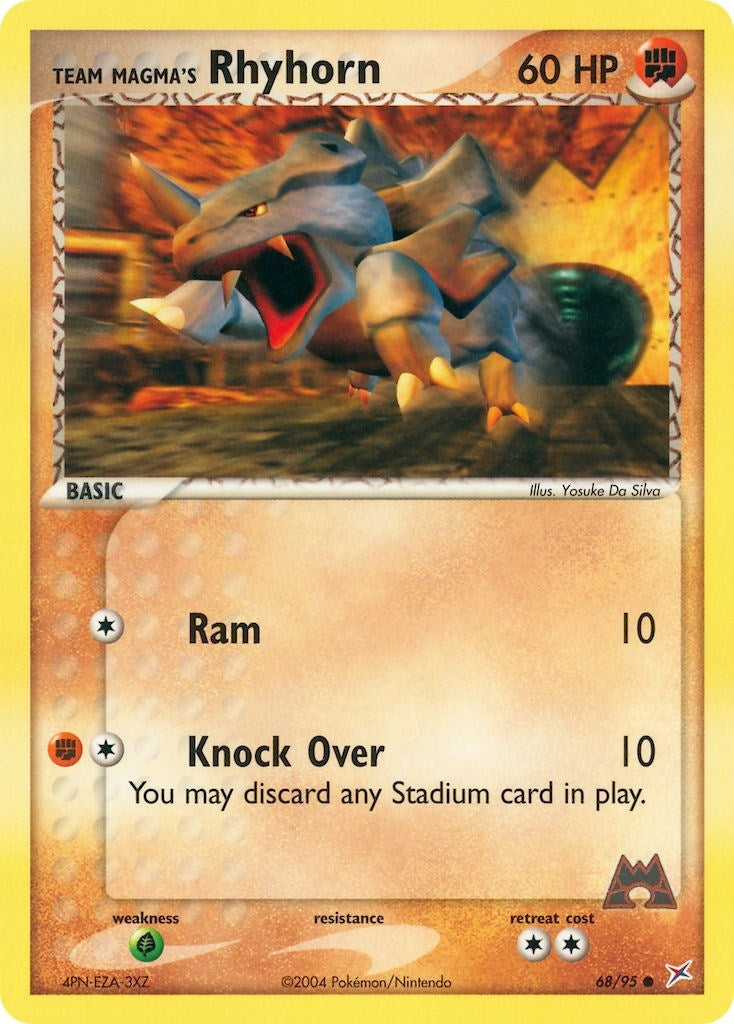 Image for Team Magma's Rhyhorn (Team Magma vs Team Aqua) (68/95) - Pokemon