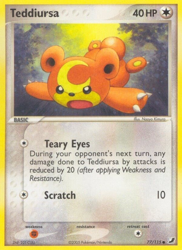 Image for Teddiursa (Unseen Forces) (77/115) - Pokemon