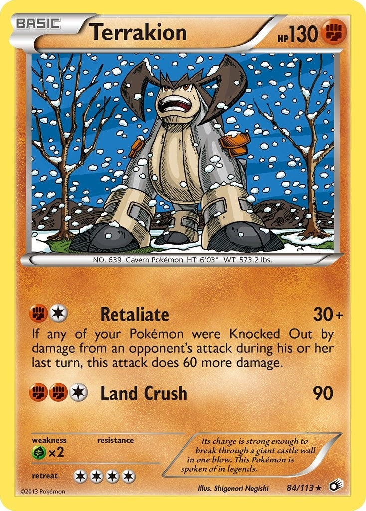 Image for Terrakion (Legendary Treasures) (84/113) - Pokemon