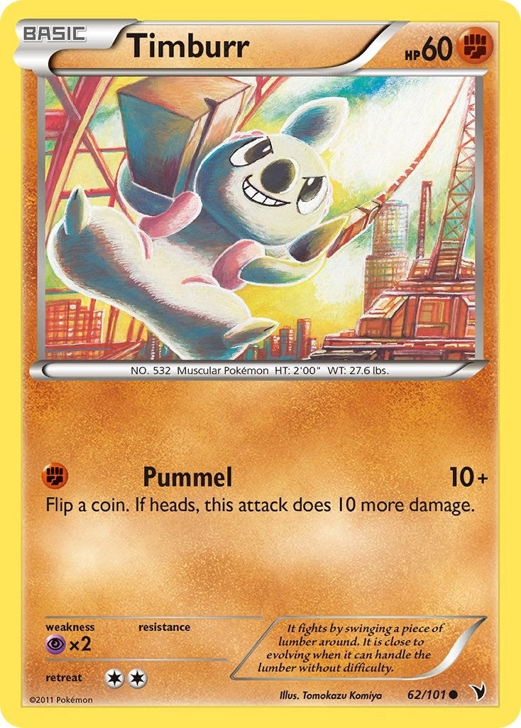 Image for Timburr (Noble Victories) (62/101) - Pokemon