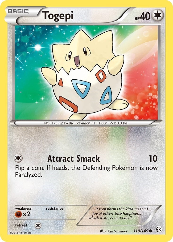 Image for Togepi (Boundaries Crossed) (110/149) - Pokemon
