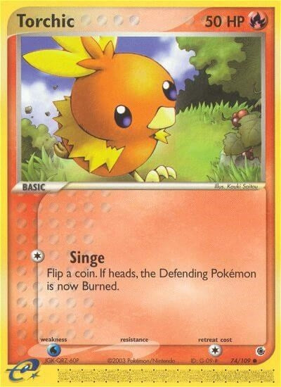 Image for Torchic (Ruby and Sapphire) (74/109) - Pokemon