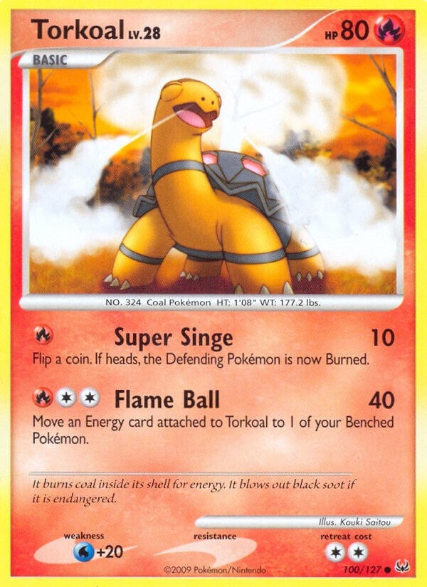 Image for Torkoal (Platinum) (100/127) - Pokemon
