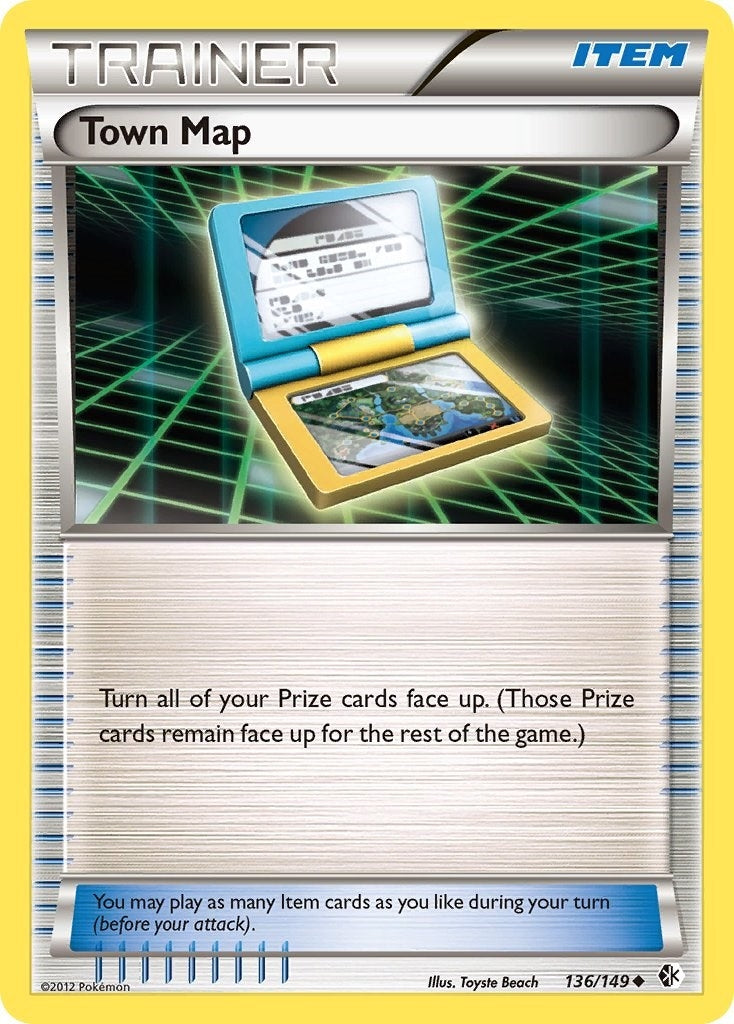 Image for Town Map (Boundaries Crossed) (136/149) - Pokemon