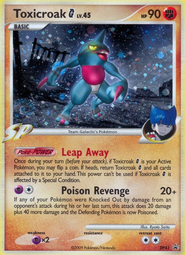 Image for Toxicroak G - DP41 (Diamond and Pearl Promos) (DP41) - Pokemon