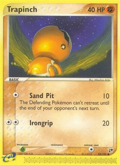 Image for Trapinch (Sandstorm) (82/100) - Pokemon