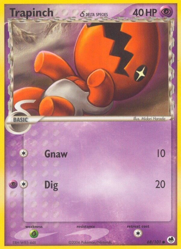Image for Trapinch - 068/101 (Delta Species) (Dragon Frontiers) (68/101) - Pokemon