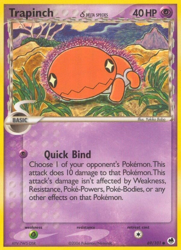 Image for Trapinch - 069/101 (Delta Species) (Dragon Frontiers) (69/101) - Pokemon