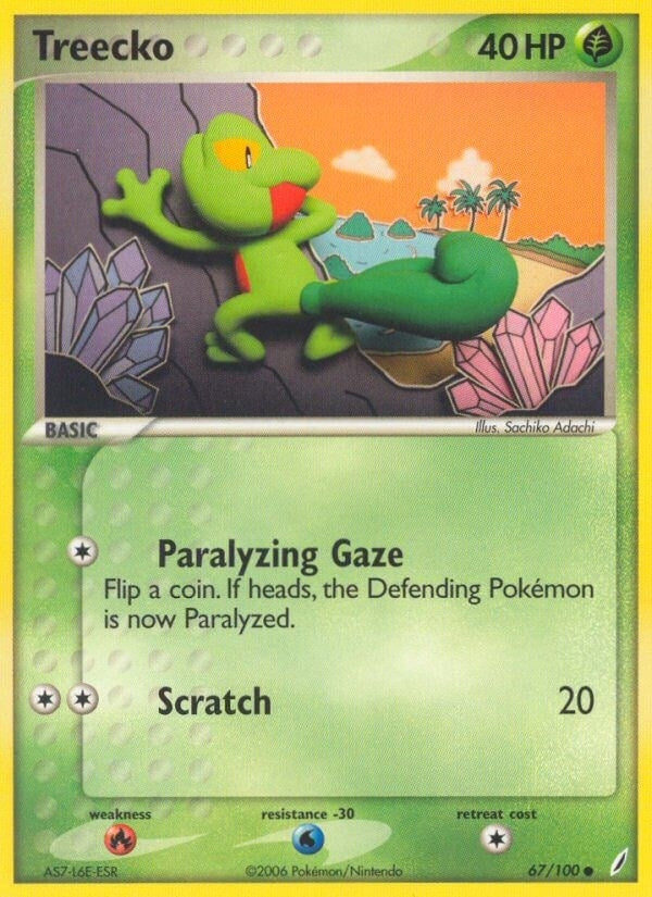 Image for Treecko (Crystal Guardians) (67/100) - Pokemon