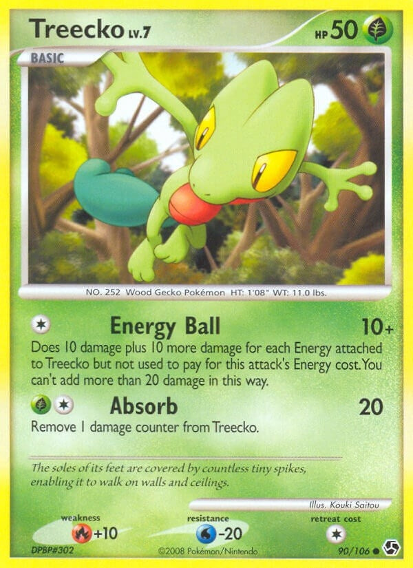 Image for Treecko (Great Encounters) (90/106) - Pokemon