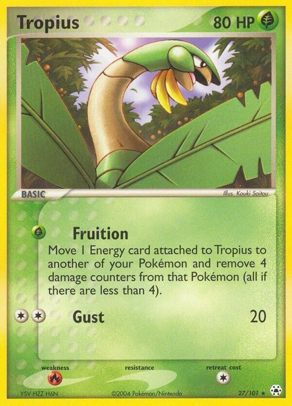 Image for Tropius (Hidden Legends) (27/101) - Pokemon