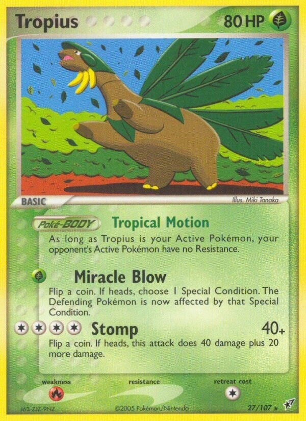 Image for Tropius (Deoxys) (27/107) - Pokemon