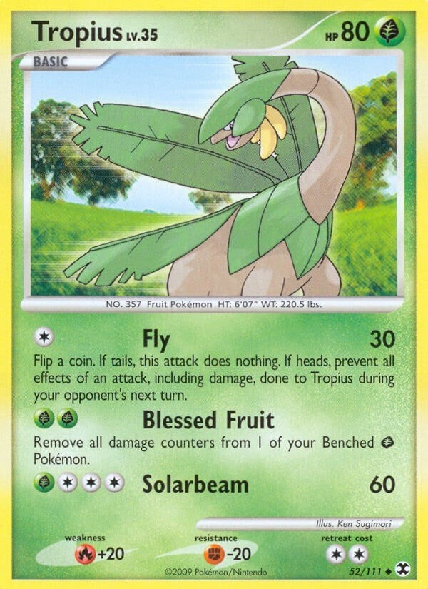 Image for Tropius (Rising Rivals) (52/111) - Pokemon