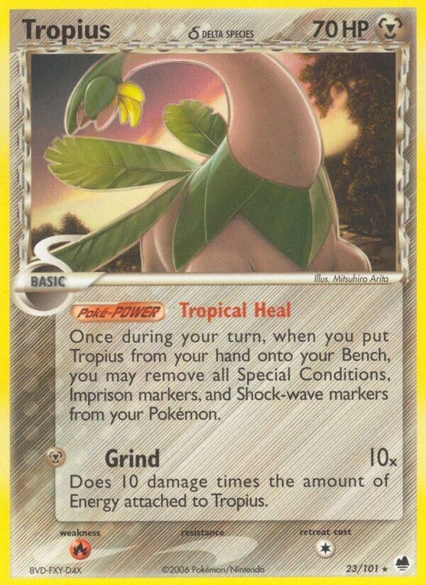 Image for Tropius (Delta Species) (Dragon Frontiers) (23/101) - Pokemon