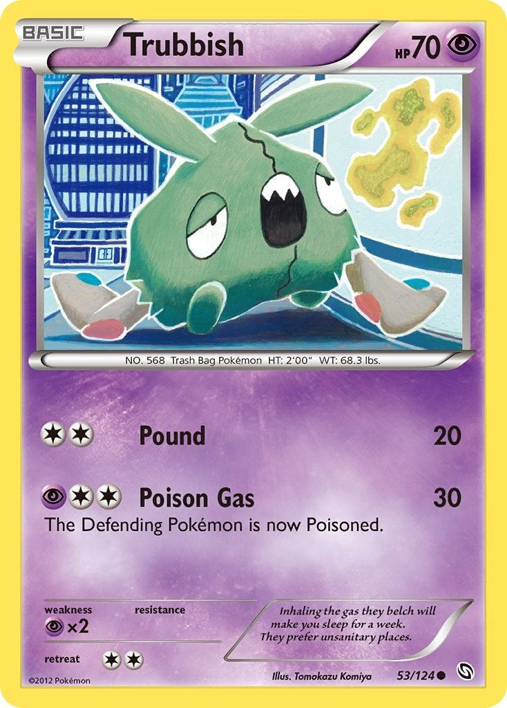 Image for Trubbish (Dragons Exalted) (53/124) - Pokemon
