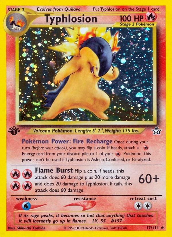 Image for Typhlosion (17) (Neo Genesis) (017/111) - Pokemon