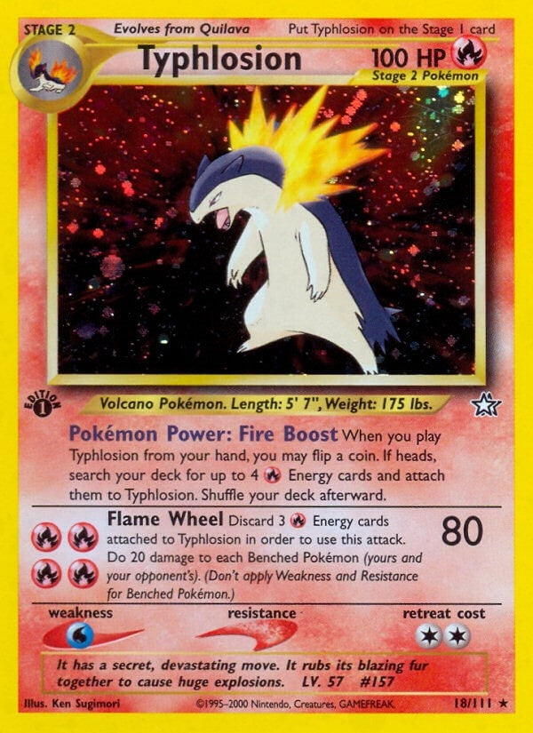 Image for Typhlosion (18) (Neo Genesis) (018/111) - Pokemon