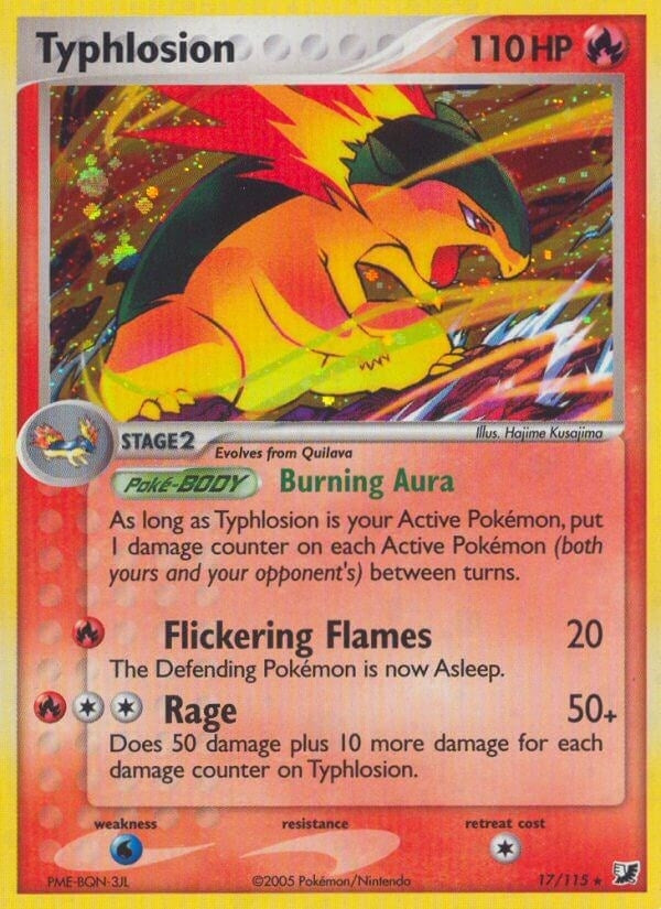 Image for Typhlosion (Unseen Forces) (17/115) - Pokemon