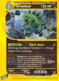 Image for Tyranitar (66) (Expedition) (066/165) - Pokemon