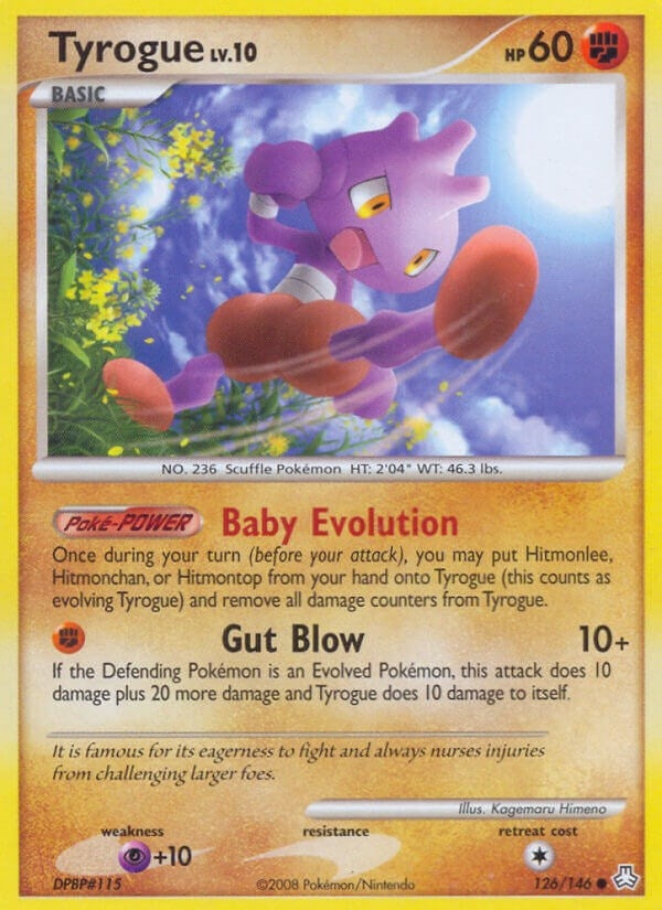 Image for Tyrogue (Legends Awakened) (126/146) - Pokemon