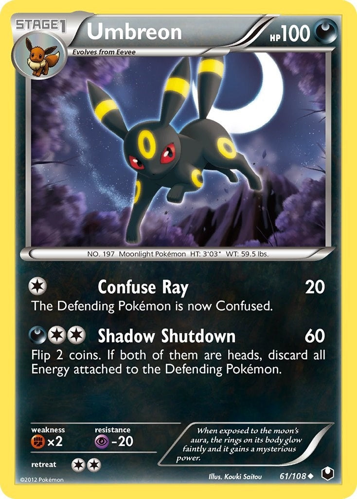 Image for Umbreon (61) (Dark Explorers) (61/108) - Pokemon