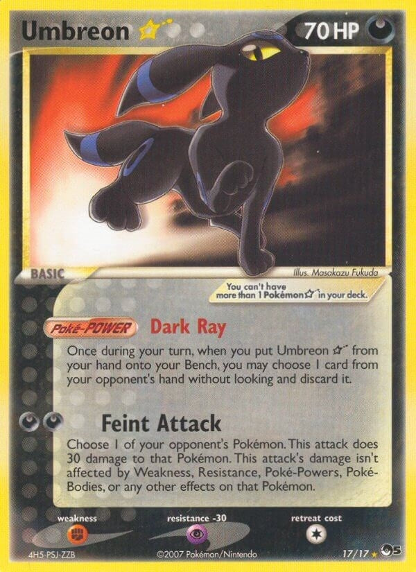 Image for Umbreon Star (POP Series 5) (017/017) - Pokemon