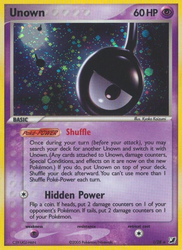 Image for Unown (!) (Unseen Forces) (!/28) - Pokemon
