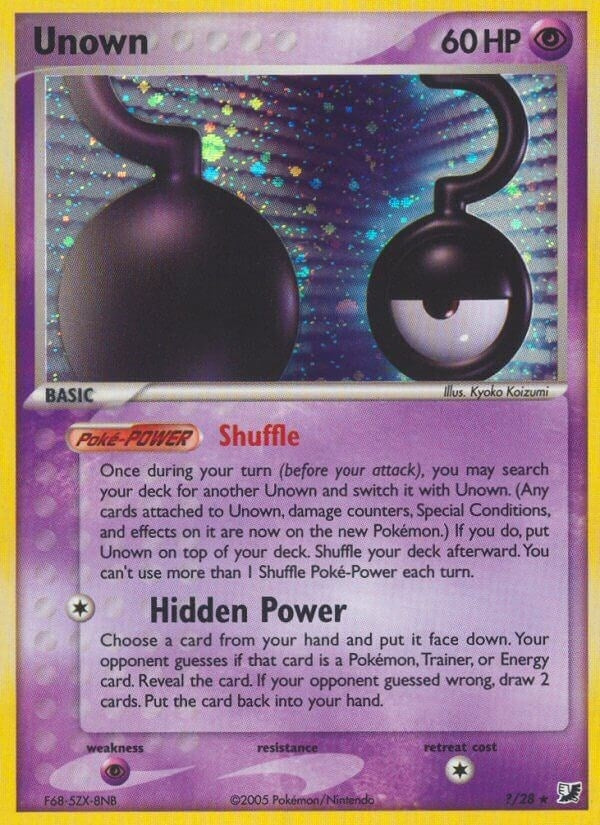 Image for Unown (?) (Unseen Forces) (?/28) - Pokemon