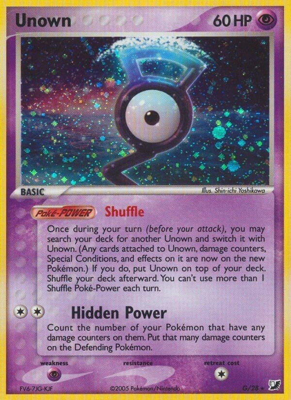Image for Unown (G) (Unseen Forces) (G/28) - Pokemon