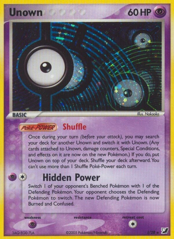 Image for Unown (I) (Unseen Forces) (I/28) - Pokemon